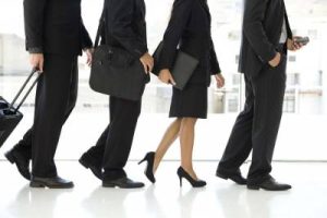 business people walking image