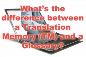 Translation memory and glossary image