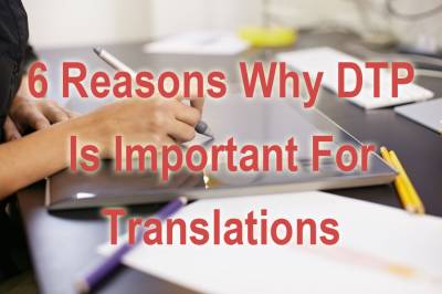 Person using tablet with text overlay "6 Reasons Why DTP Is Important For