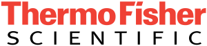 Thermo Fisher Scientific logo in red and black text on white background.