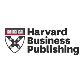 Harvard Business Publishing logo with red and black colors on white background.